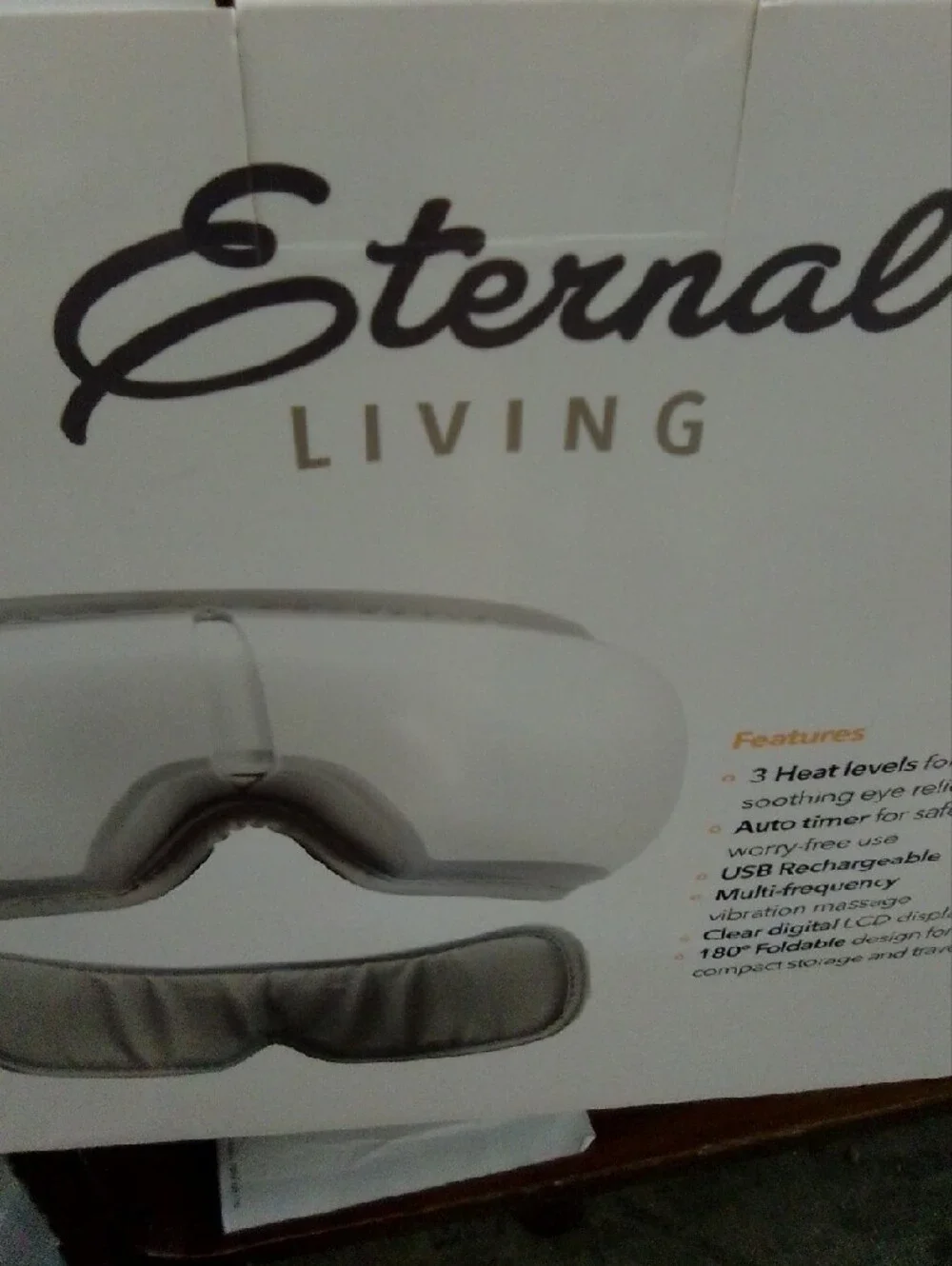 White Heated Eye Massager - Eye Spa